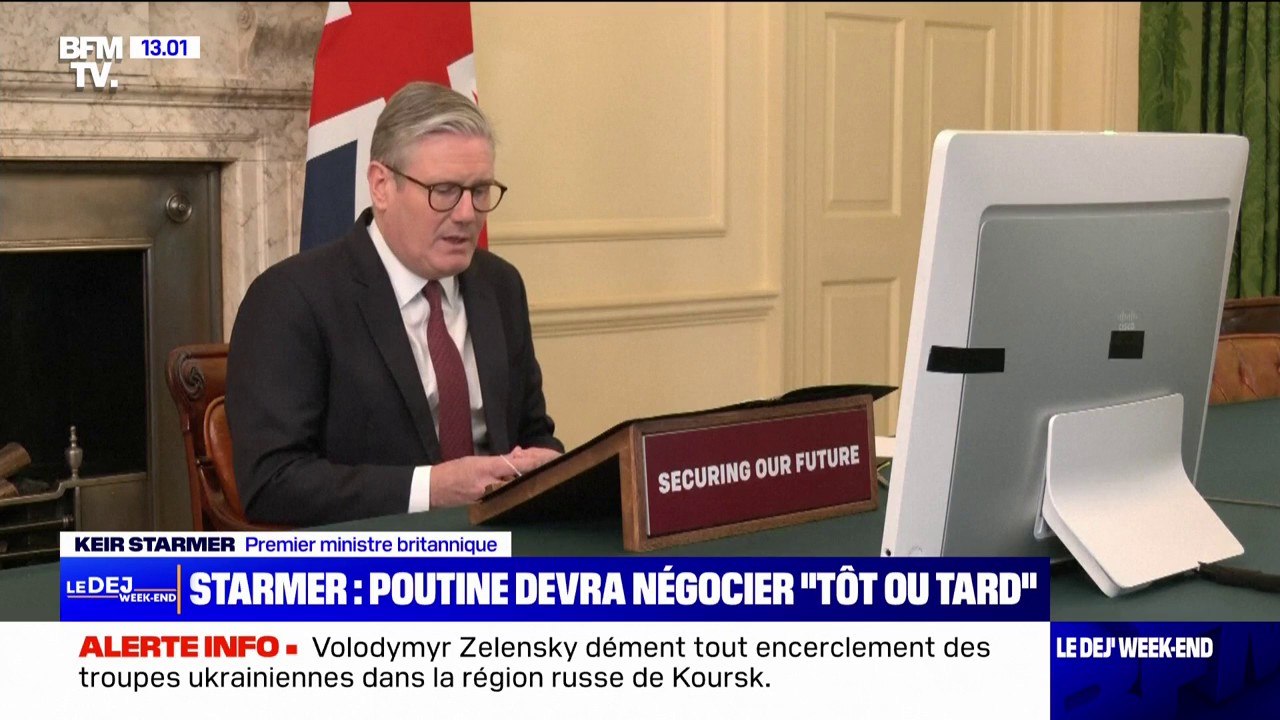 Guerre en Ukraine: "Nous devons renforcer les capacités des Ukrainiens à se défendre", déclare Keir Starmer lors d'un sommet à Londres