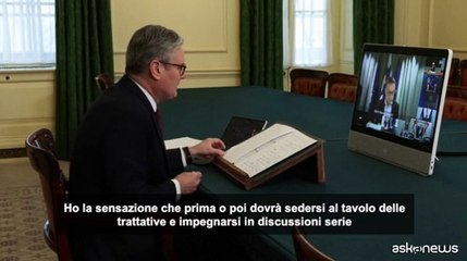 Starmer a "volenterosi": Prima o poi Putin verr? al tavolo trattative
