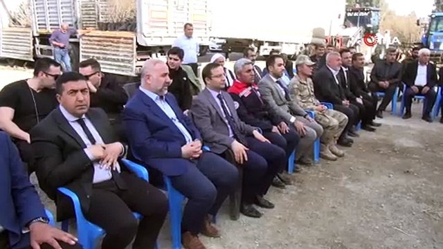 Şırnak’ta 42 çiftçiye 17 bin fıstık ve bıttım fidanı dağıtıldı