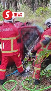 Woman killed, two injured after car plunges into ravine at Bukit Ah Kim