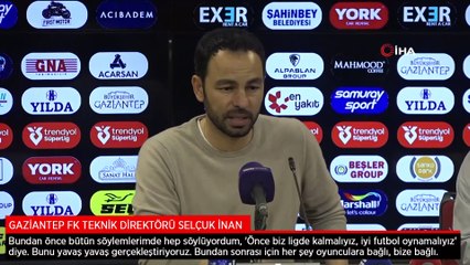 Selçuk İnan: Bundan sonrası için her şey oyunculara bağlı, bize bağlı