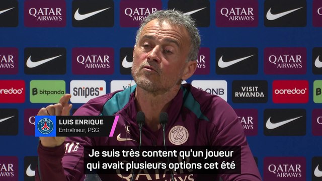 Luis Enrique très heureux de voir Doué chez les Bleus
