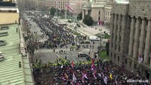 La protesta degli studenti a Belgrado, migliaia davanti a Parlamento
