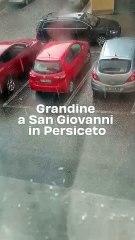 Grandine a San Giovanni in Persiceto: il video