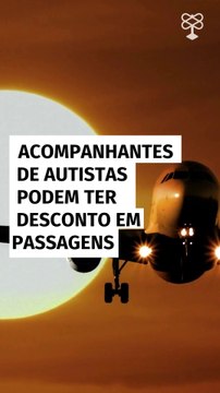 Acompanhantes de autistas podem ter 80% de desconto em passagens aéreas
