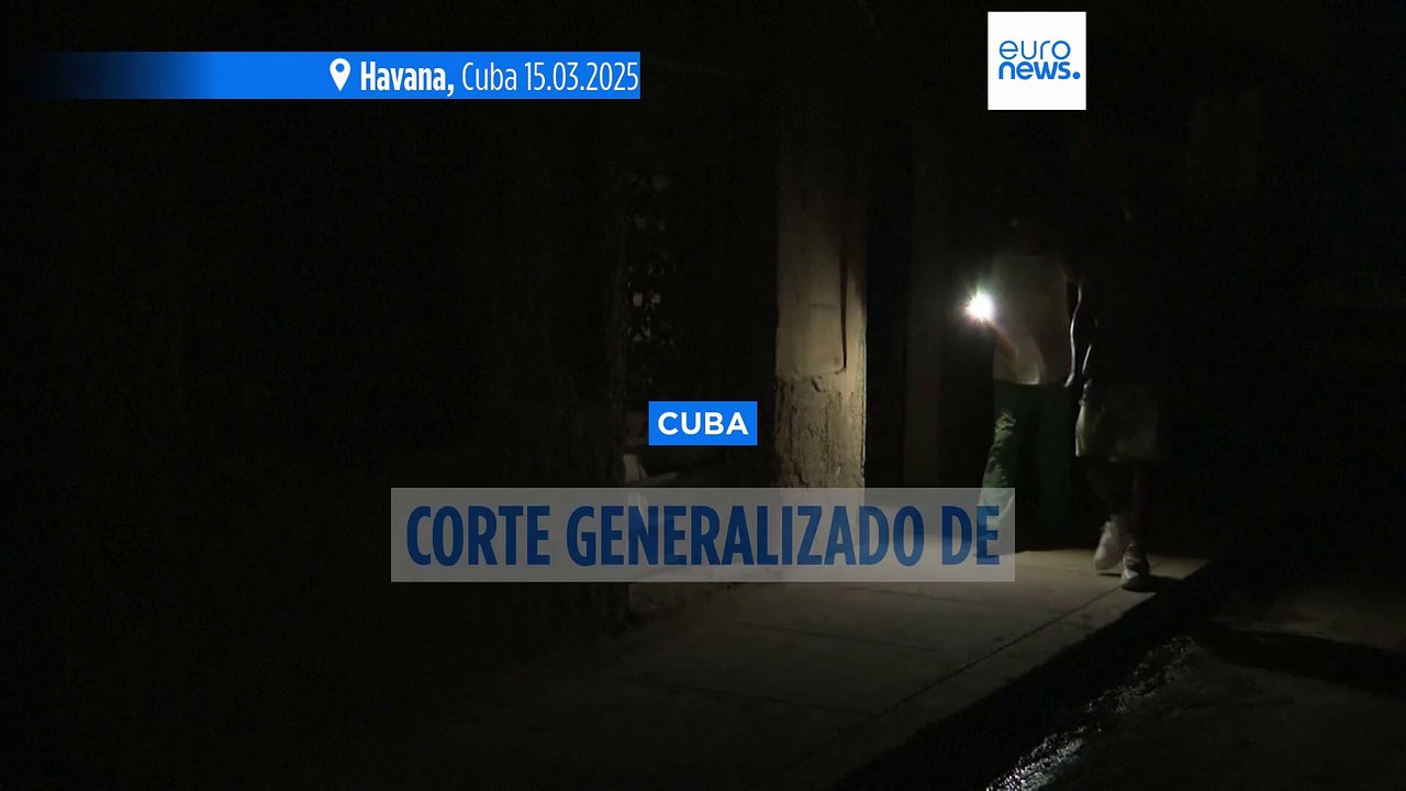 Cuba sofre "apagão" generalizado