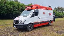 Mulher de 64 anos é transferida por via aérea após convulsões