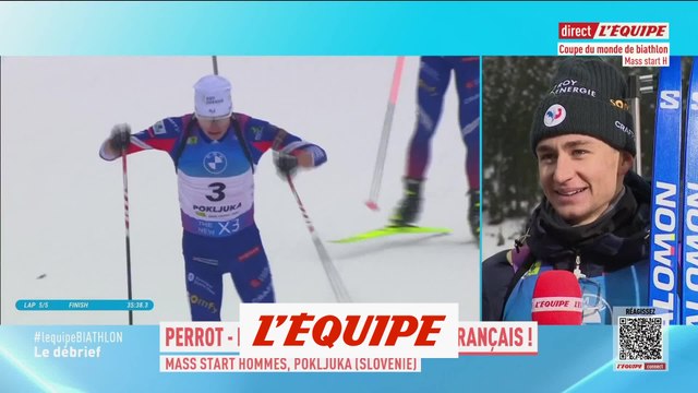 Perrot, vainqueur de la mass-start : «La stratégie payante» - Biathlon - Coupe du monde (H)