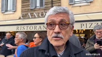 Ue, D'Alema: assenti? Io qui, forse vado anche a piazza per Palestina