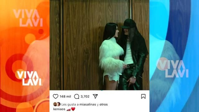 Kenia Os y Peso Pluma presumen su amor en redes sociales