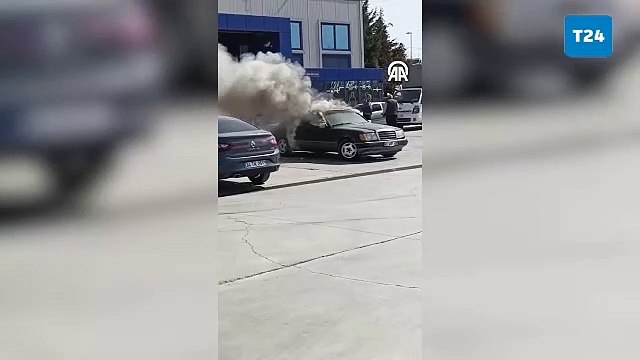 Tuzla'da bir kişi muayeneden geçemeyen aracını yaktı