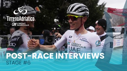Tirreno Adriatico 2025 | Stage 6: Post-race interviews
