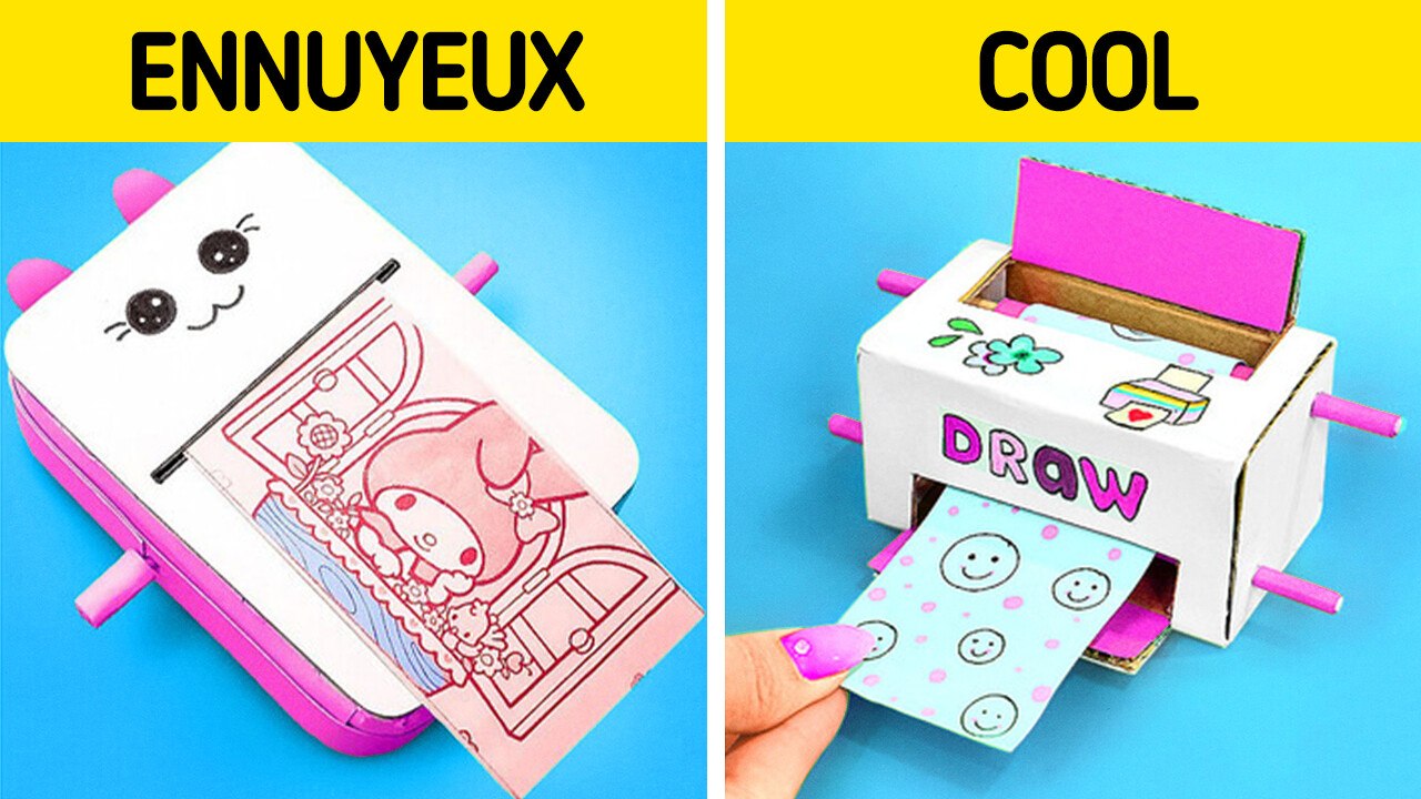 MEILLEURES IDÉES DE BRICOLAGE POUR LES PARENTS | Artisanat en Carton et Gadgets Cool par 123 GO!