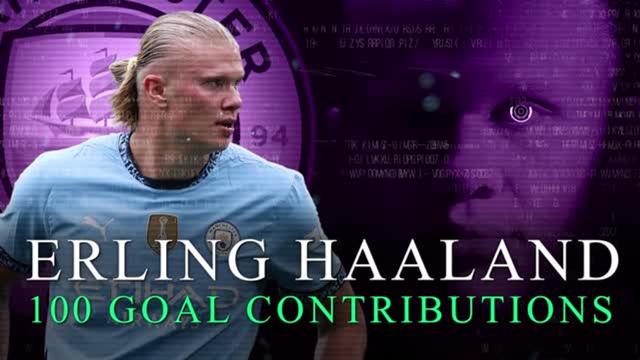 Erling Haaland: 100 Premier League goal contributions