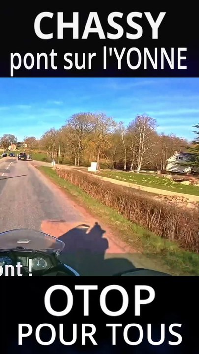 CHASSY, pont sur l'Yonne en fin de journée  NIÈVRE  Région BOURGOGNE  OTOP POUR TOUS