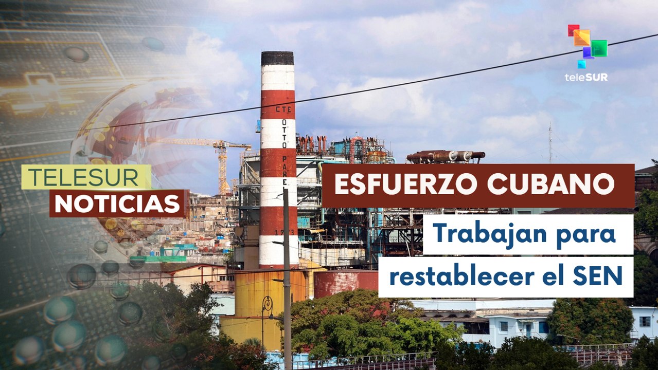 Cuba trabaja en el restablecimiento del Sistema Eléctrico Nacional