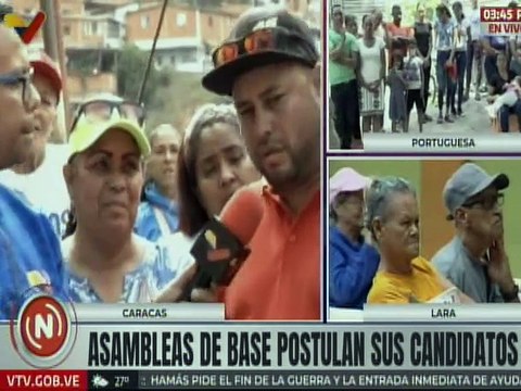 Caracas | Voceros destacan participación de las asambleas de base para elección de candidatos