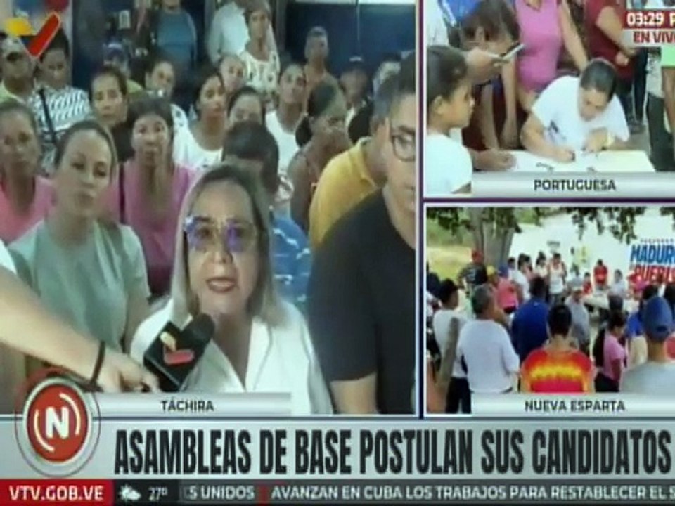 Táchira | En el municipio Cárdenas realizan postulaciones de candidatos mediante asambleas de base