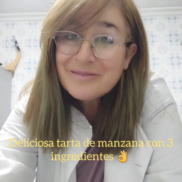 Tarta de manzana 🍎  ñan ñam con 3 ingredientes