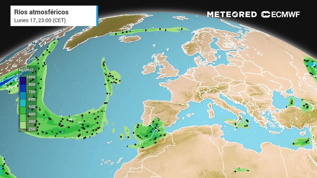 La borrasca Laurence dirigirá un río atmosférico hacia España