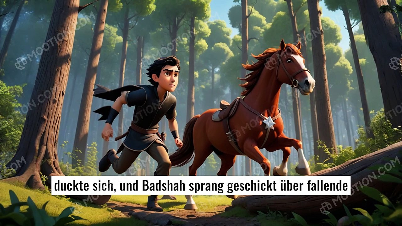 Die Flucht durch den nächtlichen Wald