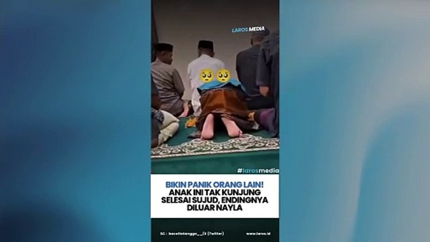 Tak Kunjung Bangun Dari Sujudnya, Bocah Ini Bikin Panik Satu Masjid, Ternyata Akhirnya....