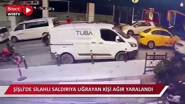 Şişli'de silahlı saldırıya uğrayan kişi ağır yaralandı