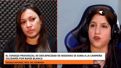 El Consejo Provincial de Discapacidad de Misiones se suma a la campaña solidaria por Bahía Blanca