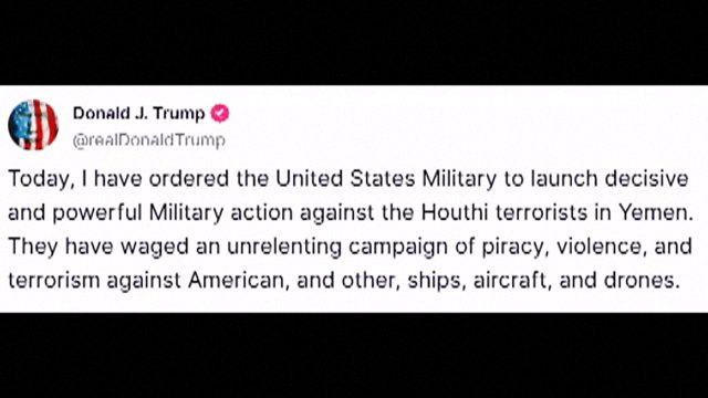 Huthis afirmam que nove civis morreram em bombardeios dos EUA no Iêmen