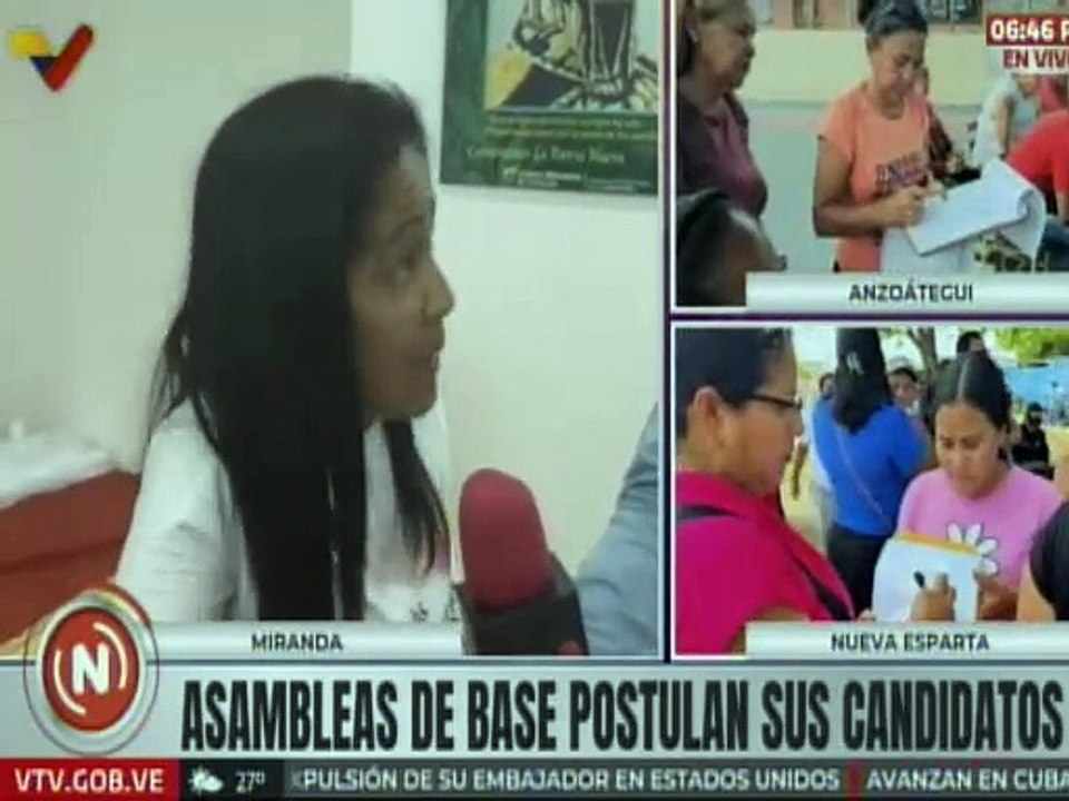 Caracas | Líderes comunitarios elogian participación del pueblo en el proceso de postulaciones