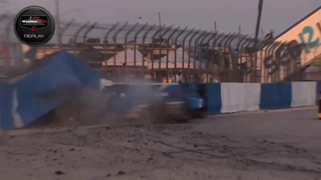 IMSA 2025 12H Sebring Race Perez Companc Big Crash
