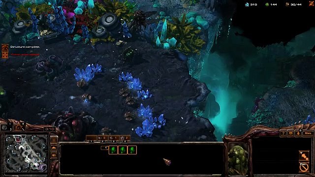 [SC2]No.0355 Great ZERG Player vs Harder-Level ZERG A.I, LOSS[Macro-ni Mass-Queens].CUT.01'39-18'24