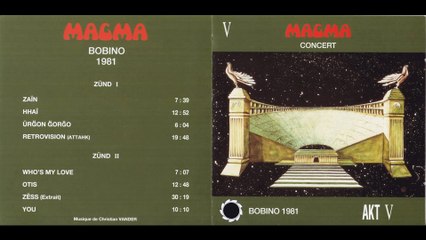 MAGMA...01. Zaïn - 02. Hhaï