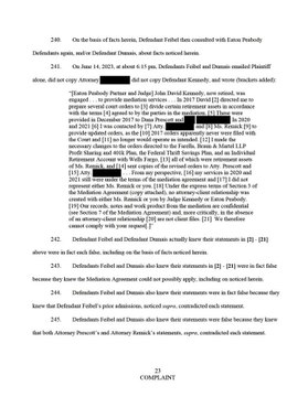 Eaton Peabody, which advertises itself as Maine's law firm, sued for seven counts of law firm and attorney misconduct in 2024; after months of stalling, Eaton Peabody lawyers decline to try to have the cased dismissed.