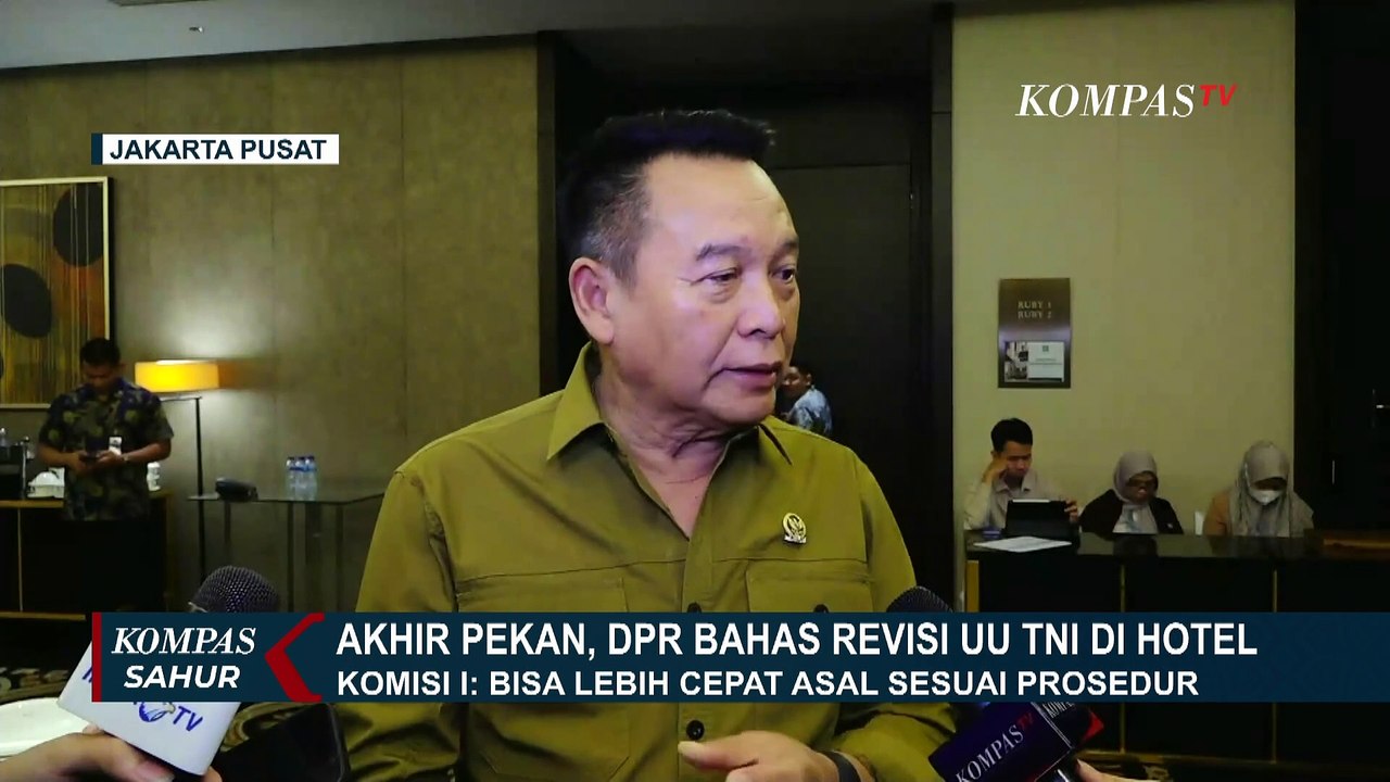 DPR Bahas Revisi UU TNI di Hotel, Pengamat: Bertentangan dengan Efisiensi dan Terburu-buru
