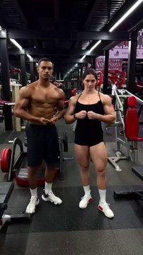 Men’s physique VS women’s physique #motivation #gymdubai #workout