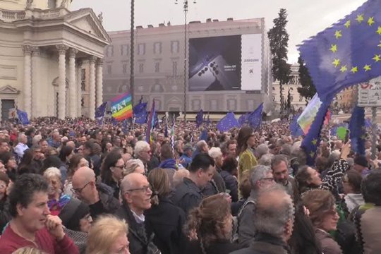Le reti della società civile che hanno partecipato alla grande manifestazione per l'Europa