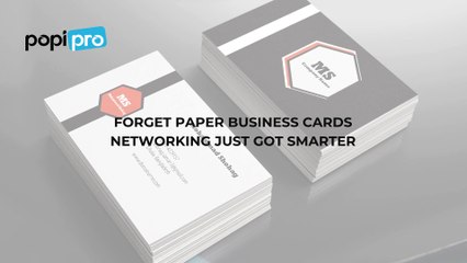 E Business Card Digital Networking Made Simple with Popipro