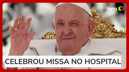 Veja a primeira foto do Papa Francisco celebrando após um mês de internação