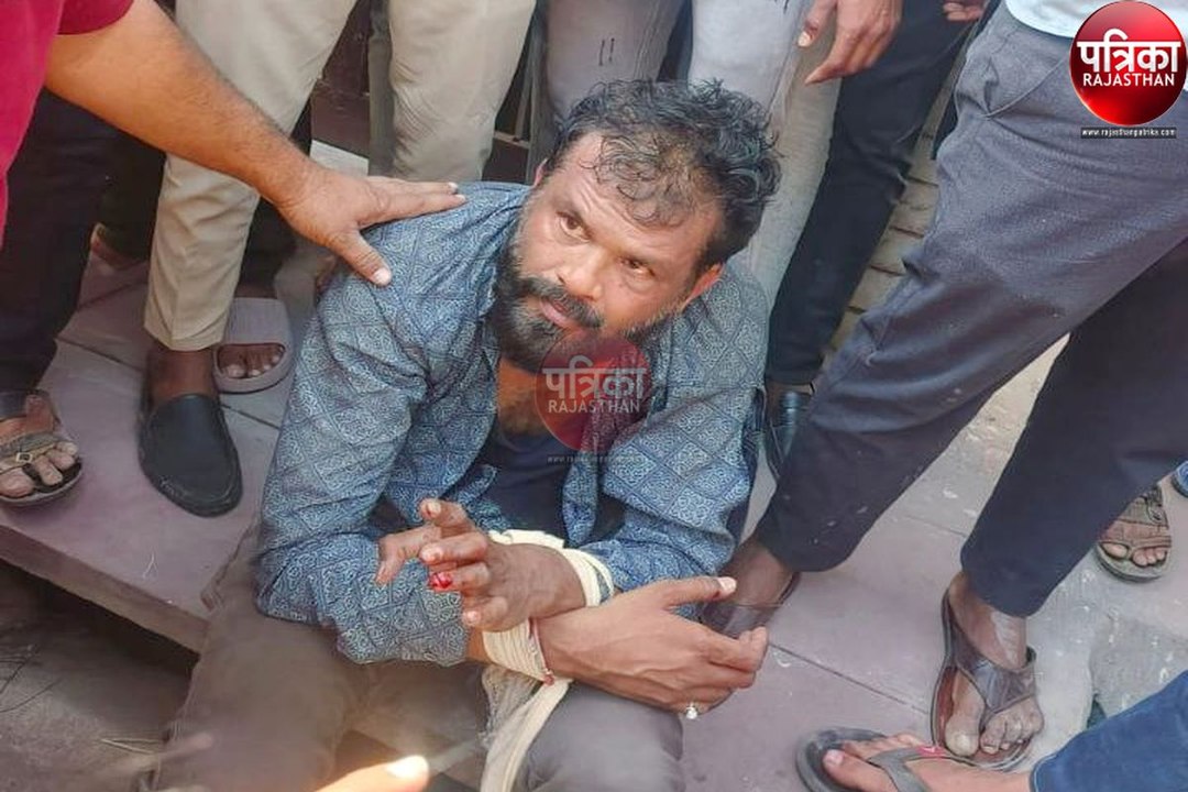 दिन-दहाड़े घर में घुसकर लूट का प्रयास, महिला के सिर पर रखी एयरगन, लोगों ने आरोपी के हाथ-पैर बांधकर की धुनाई