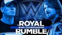 WWE Royal Rumble 2017 - John Cena vs AJ Styles (WWE Championship)