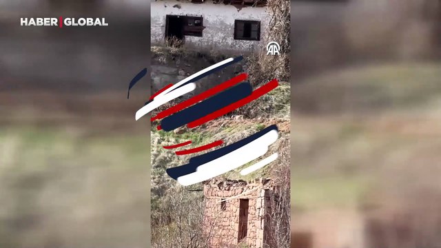 Gümüşhane'de gezintideki vaşak cep telefonu kamerasında