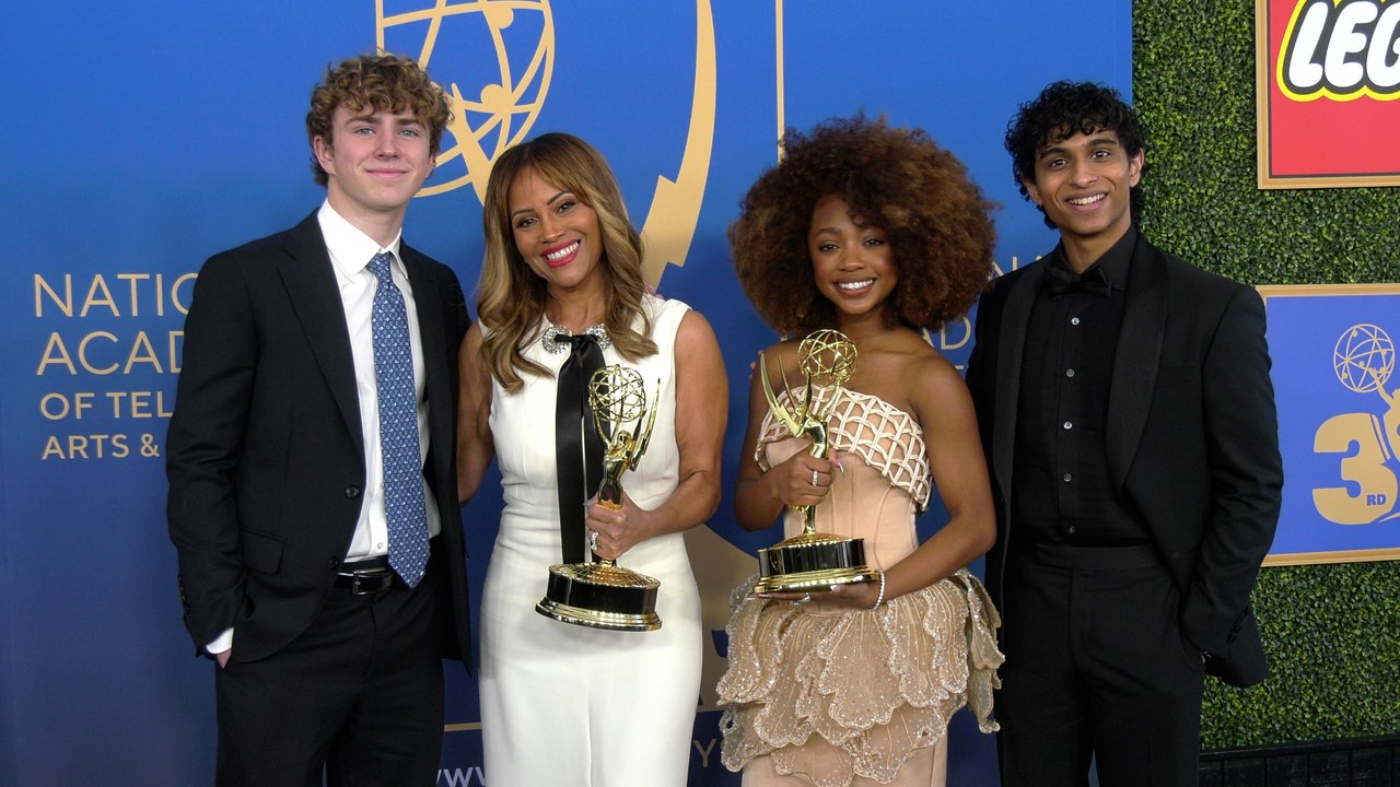 The Stars of Percy Jackson and the Olympians "3rd Children's & Family Emmy Awards" Winners Walk