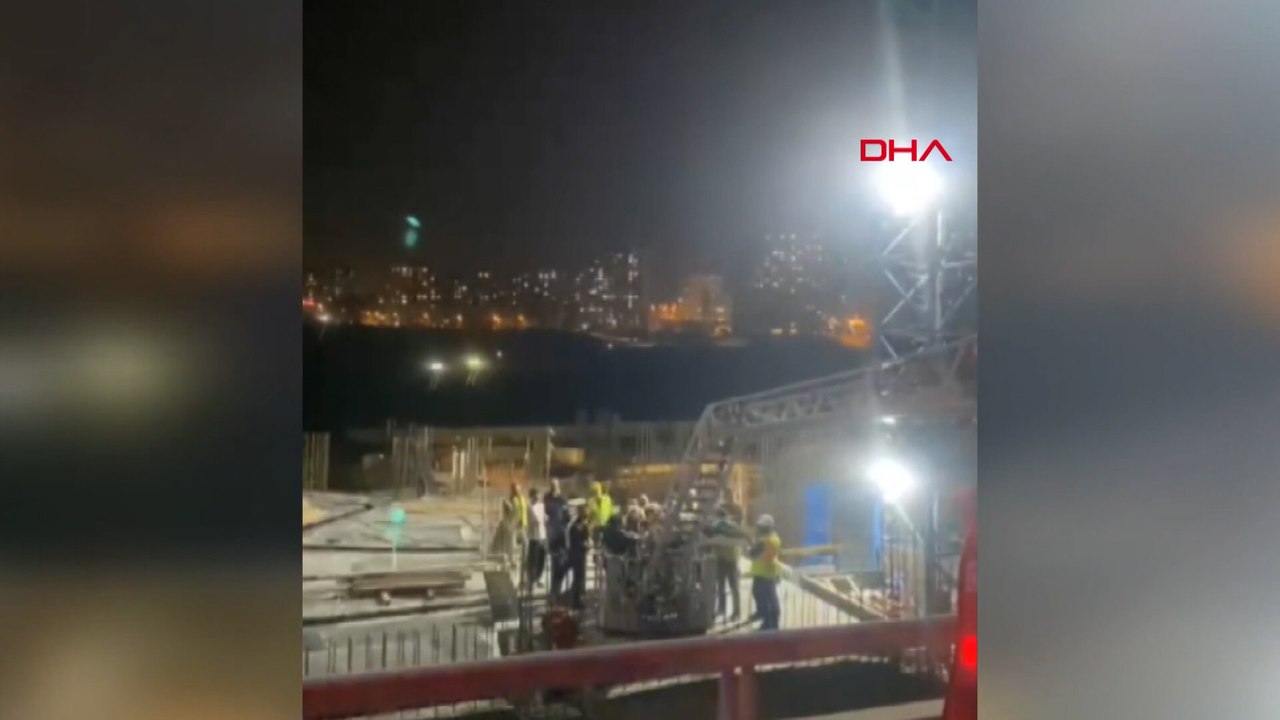 Başakşehir’de inşaatta elektrik akımına kapılan işçi hastaneye kaldırıldı