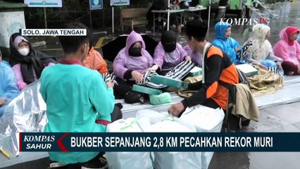 Buka Bersama Sepanjang 2,8 Km di Stadion Manahan Solo Berhasil Pecahkan Rekor Muri