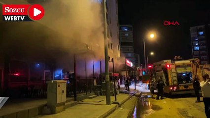 Adana'da sucuk- ekmek dükkanı yandı