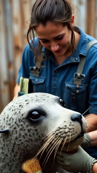 🦭✨ Rescue Team Saves Majestic Giant Seal! Barnacle Cleanup ASMR 😲🧽