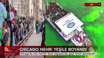 Chicago'da Aziz Patrick Günü kapsamında geçit töreni düzenlendi