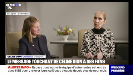 "Vous n'êtes pas seuls": le message touchant de Céline Dion aux malades du syndrome de l'homme raide