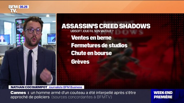 Avec la sortie de Assasin's Creed Shadows , l'entreprise Ubisoft joue gros